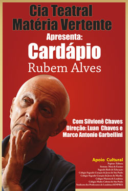 Cardápio Rubem Alves