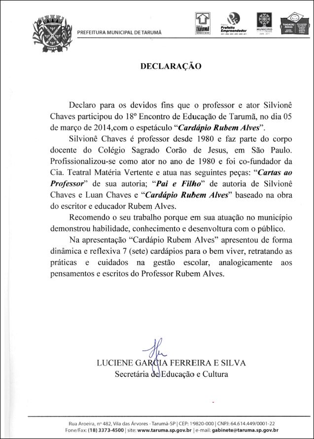 Declaração Tarumã